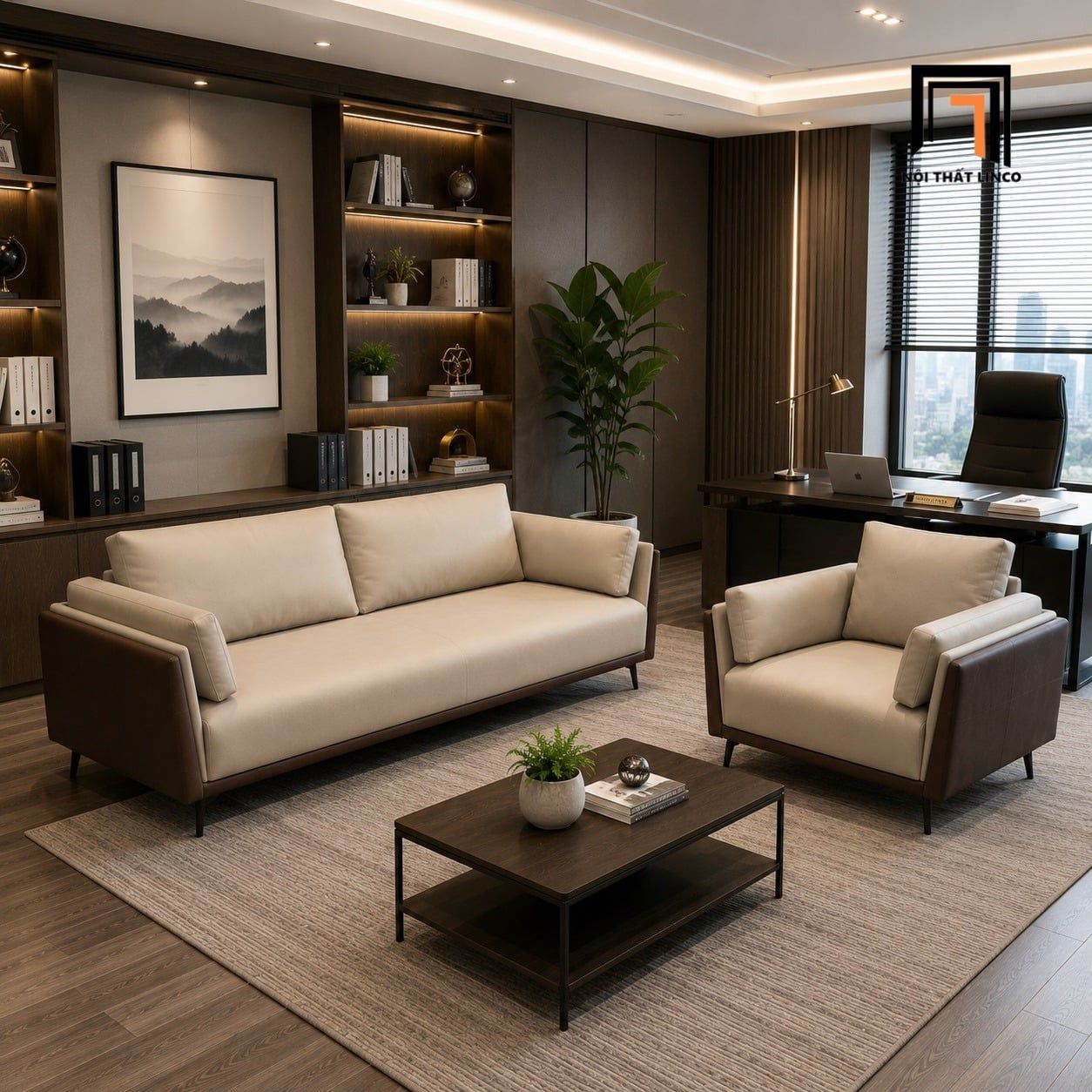  Bộ sofa phòng khách KT102 Humber sang trọng và tiện nghi 