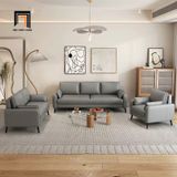  Bộ ghế sofa giá rẻ KT6 Hessvilla cho văn phòng làm việc bọc da 