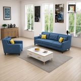  Bộ sofa KT95 Firmini màu xanh dương đẹp cho phòng khách 