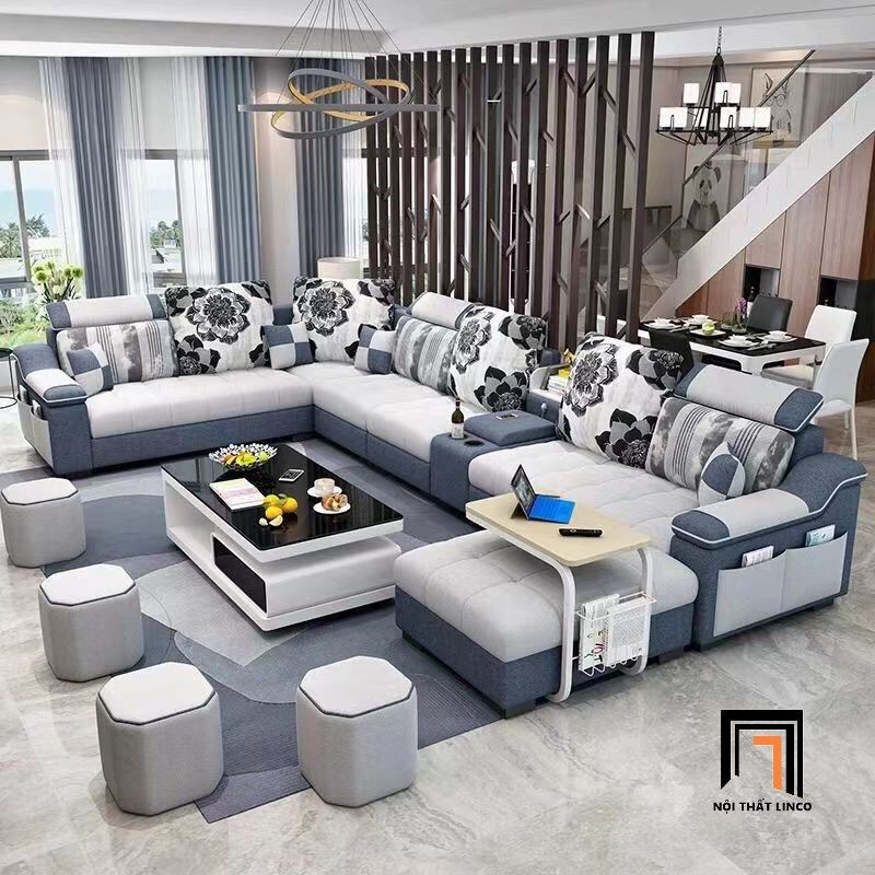  Bộ ghế sofa U UT46 Slopy 4m1 thiết kế rộng rãi cho gia đình 