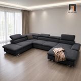  Bộ sofa U vải nỉ UT56 Verton 3m1 thiết kế hiện đại 