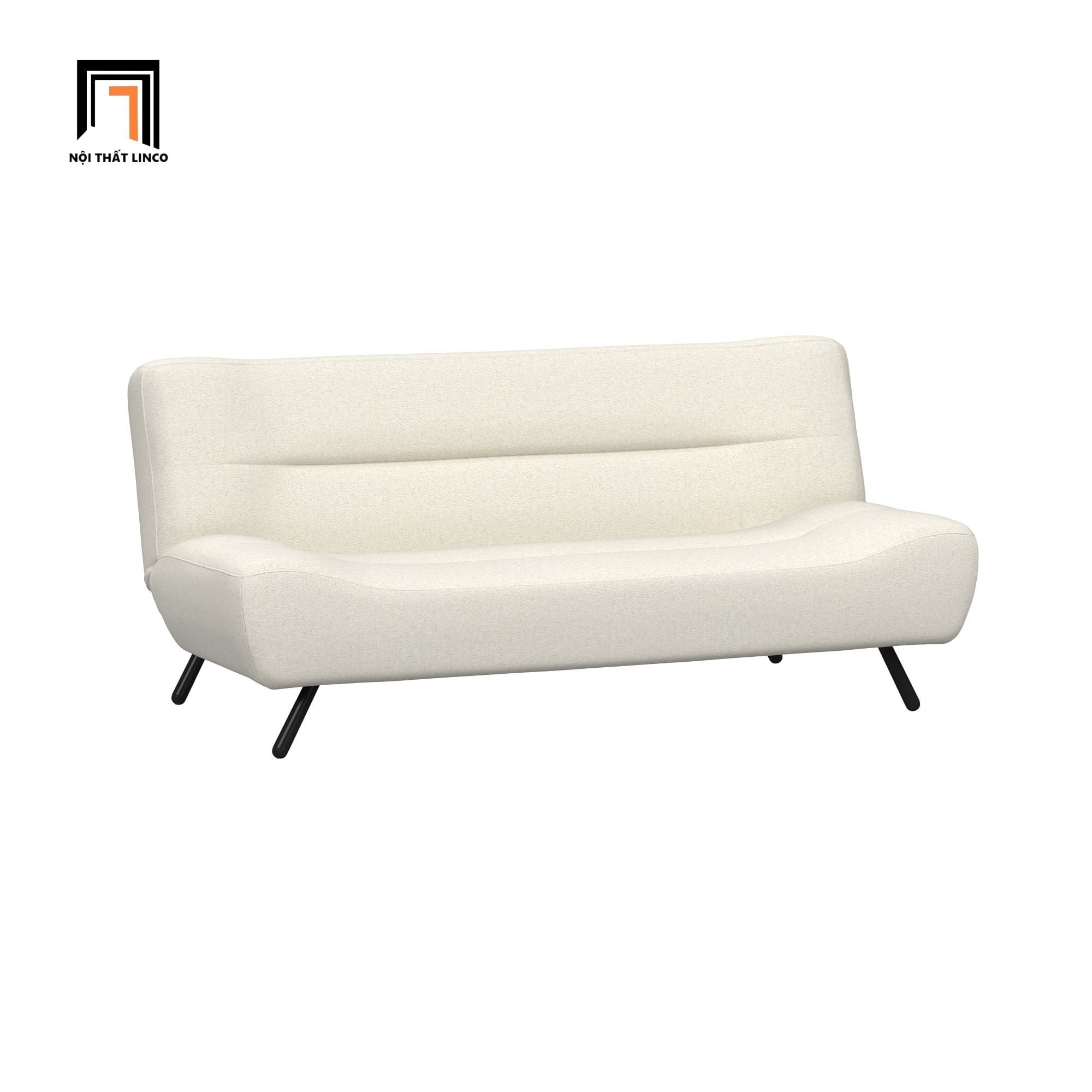  Ghế sofa giường nằm xinh xắn GB13 Finn 1m8 màu trắng kem 