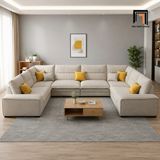  Bộ sofa U vải nỉ UT86 Vista 3m5 x 2m05 thiết kế hiện đại 
