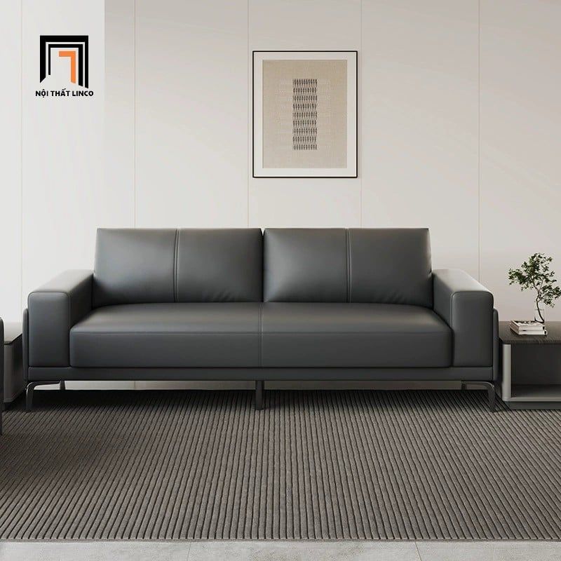  Bộ ghế sofa phòng khách gia đình KT1 Sigrin da chống trầy xám 