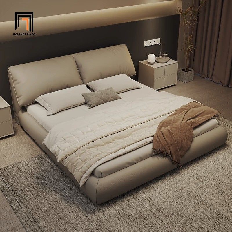  Giường ngủ da giả chống trầy GN115 Willard gia đình hiện đại 