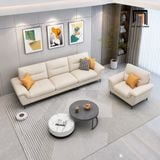  Sofa phòng khách KT174 Solyn màu trắng kem đẹp tinh tế 