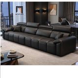  Sofa băng da công nghiệp 2m6 BHQ65 Rochelle kê đầu gật gù 