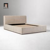  Giường ngủ vải nỉ mềm giá rẻ GN124 Quinten căn hộ chung cư 