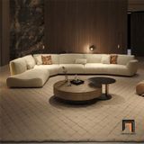  Sofa chữ U vải nỉ UT34 Forting 3m2 phòng khách sang trọng 