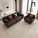  Sofa KT162 Harris màu nâu đậm mang vẻ đẹp ấm cúng 