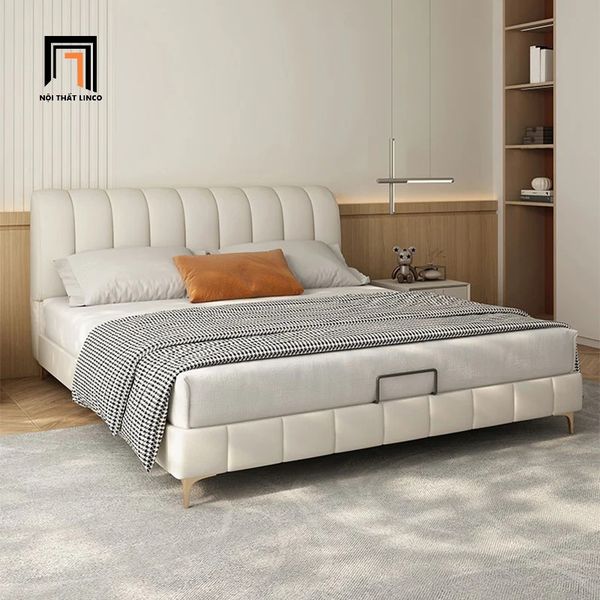 giường ngủ da giả