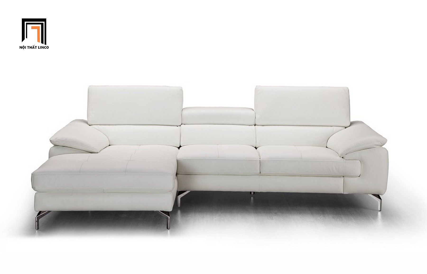  Bộ ghế sofa góc da giả sang trọng GT63 Alice 2m4 x 1m6 gật gù 