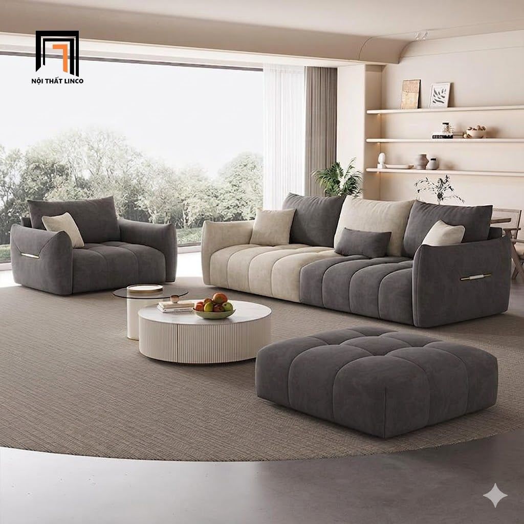  Ghế sofa văng vải nhung xinh xắn BHQ78 Newel 2m giá rẻ 