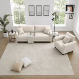  Sofa phòng khách nhỏ KT178 Iceola tông xám trắng hiện đại 