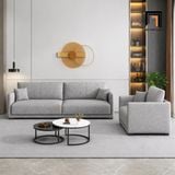  Sofa nhỏ gọn KT179 Branson màu xám trắng cho phòng khách 