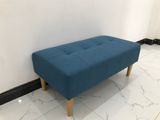  Ghế đôn sofa xanh dương vải nỉ 1m x 50 cho phòng ngủ 