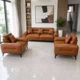  Bộ ghế sofa da bóng KT165 Andore hiện đại cho gia đình 