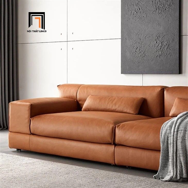  Ghế sofa băng da BHQ55 Paguate 2m4 phòng khách gia đình 
