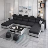  Ghế sofa chữ U UT64 Jiangsu 3m4 bọc vải cho phòng khách 