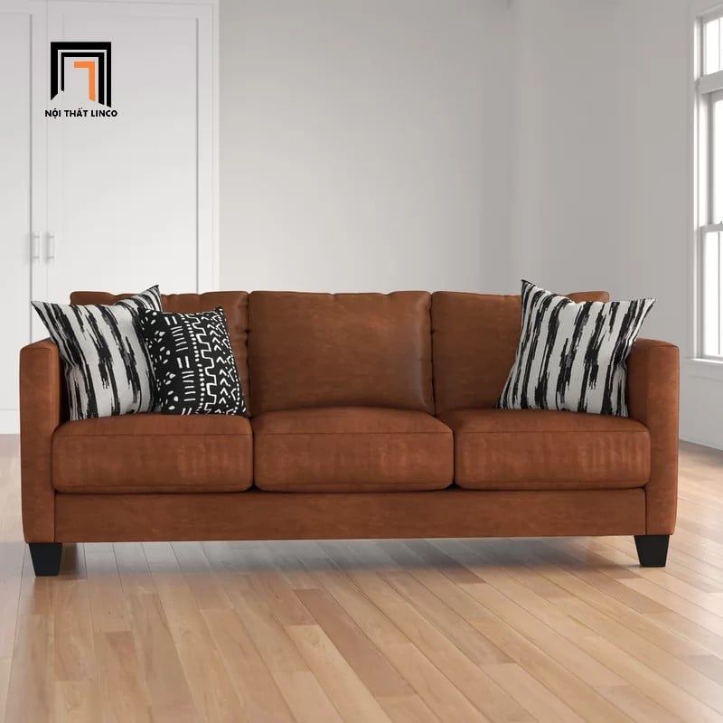  Ghế sofa băng da giả cao cấp BT7 Obaton dài 2m cho gia đình 