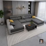  Sofa U phối màu vải UT61 Aparte dài 3m2 phong cách hiện đại 