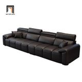  Sofa băng da công nghiệp 2m6 BHQ65 Rochelle kê đầu gật gù 