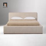  Giường ngủ vải nỉ mềm giá rẻ GN124 Quinten căn hộ chung cư 