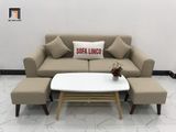  Bộ ghế sofa băng 1m9 BL1 Presa màu trắng kem căn hộ chung cư 