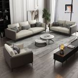  Sofa KT122 Trou bọc da đẹp cho không gian phòng khách 