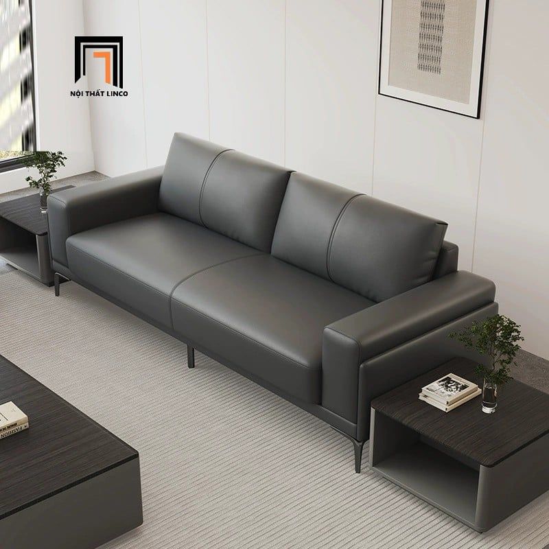  Bộ ghế sofa phòng khách gia đình KT1 Sigrin da chống trầy xám 