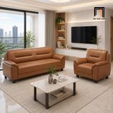  Bộ sofa phòng khách KT167 Rabot da chống trầy cao cấp 