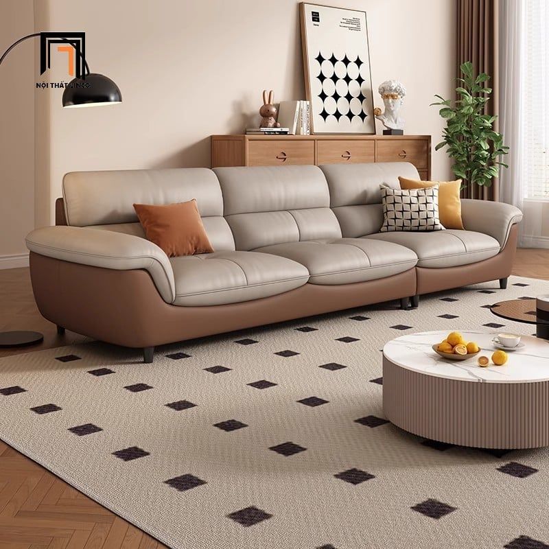  Sofa băng phòng khách hiện đại 2m5 BHQ84 Doon da công nghiệp 