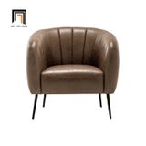  Ghế sofa đơn da công nghiệp DT10 Indianola màu nâu sang trọng 