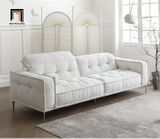  Ghế sofa băng vải lông cừu BHQ54 Furnell 2m1 màu trắng kem 