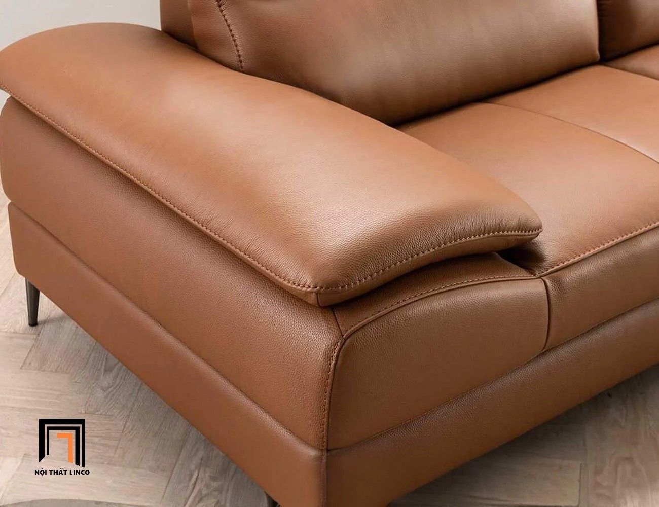  Ghế sofa văng da công nghiệp BHQ45 Abeha 2m5 hiện đại 