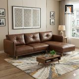  Ghế sofa U UT70 Foia dài 3m1 màu nâu đậm thiết kế tinh tế 