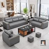  Bộ ghế sofa KT172 Rahan màu xám đậm phong cách hiện đại 