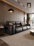  Ghế sofa băng đôi 2m2 BHQ49 Toston da Pu màu nâu sang trọng 