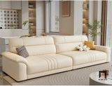  Ghế sofa băng da xám BHQ50 Esmond 2m4 kiểu dáng hiện đại 