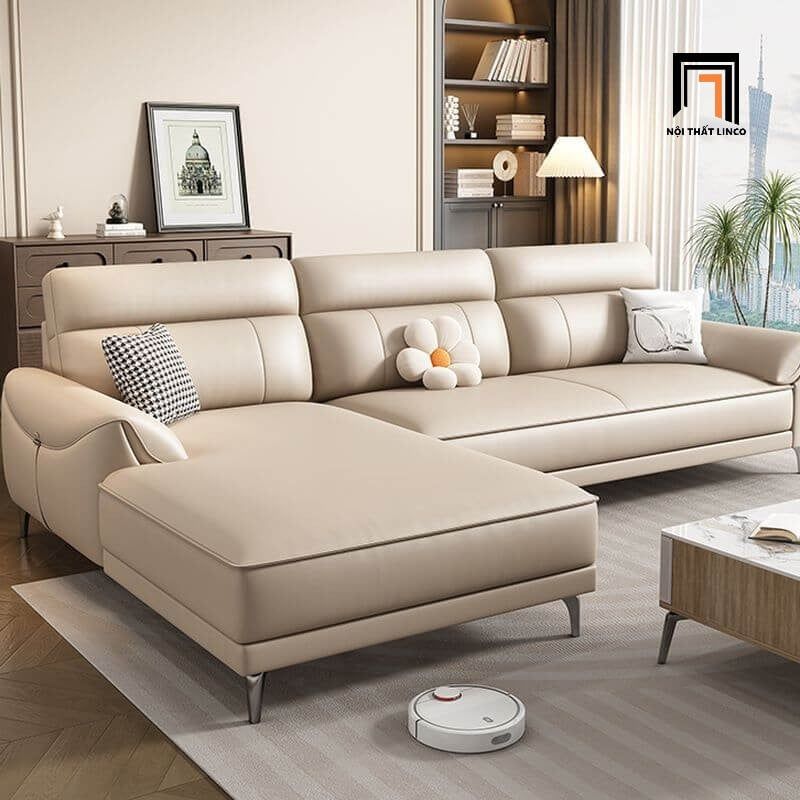 Ghế sofa băng da công nghiệp BT116 Tazrou 2m4 sang trọng 