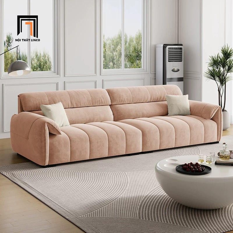  Ghế sofa văng xinh vải nhung BHQ2 Samdy 2m4 cho tiệm shop 