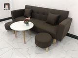 Bộ bàn ghế sofa bed đa năng GBL2 nâu đậm dài 2m phòng nhỏ 