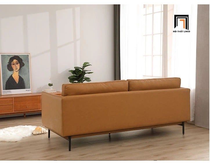  Ghế sofa da công nghiệp màu nâu BHQ1 Cordova dài 2m hiện đại 