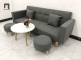  Bộ ghế sofa bật giường giá rẻ GBL2 xám đen dài 2m nhỏ gọn 