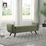  Sofa bench SB4 Amsi 1m4 trắng kem thanh lịch 