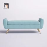 Sofa bench SB4 Amsi 1m4 trắng kem thanh lịch 
