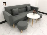  Bộ ghế sofa bật giường giá rẻ GBL2 xám đen dài 2m nhỏ gọn 