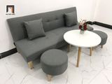  Bộ ghế sofa giường đa năng GBL1 xám lông chuột dài 1m7 