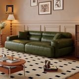  Ghế sofa băng 2m1 da Pu bóng BHQ76 Fernal màu xanh lá 
