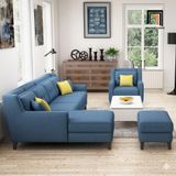  Bộ sofa KT95 Firmini màu xanh dương đẹp cho phòng khách 